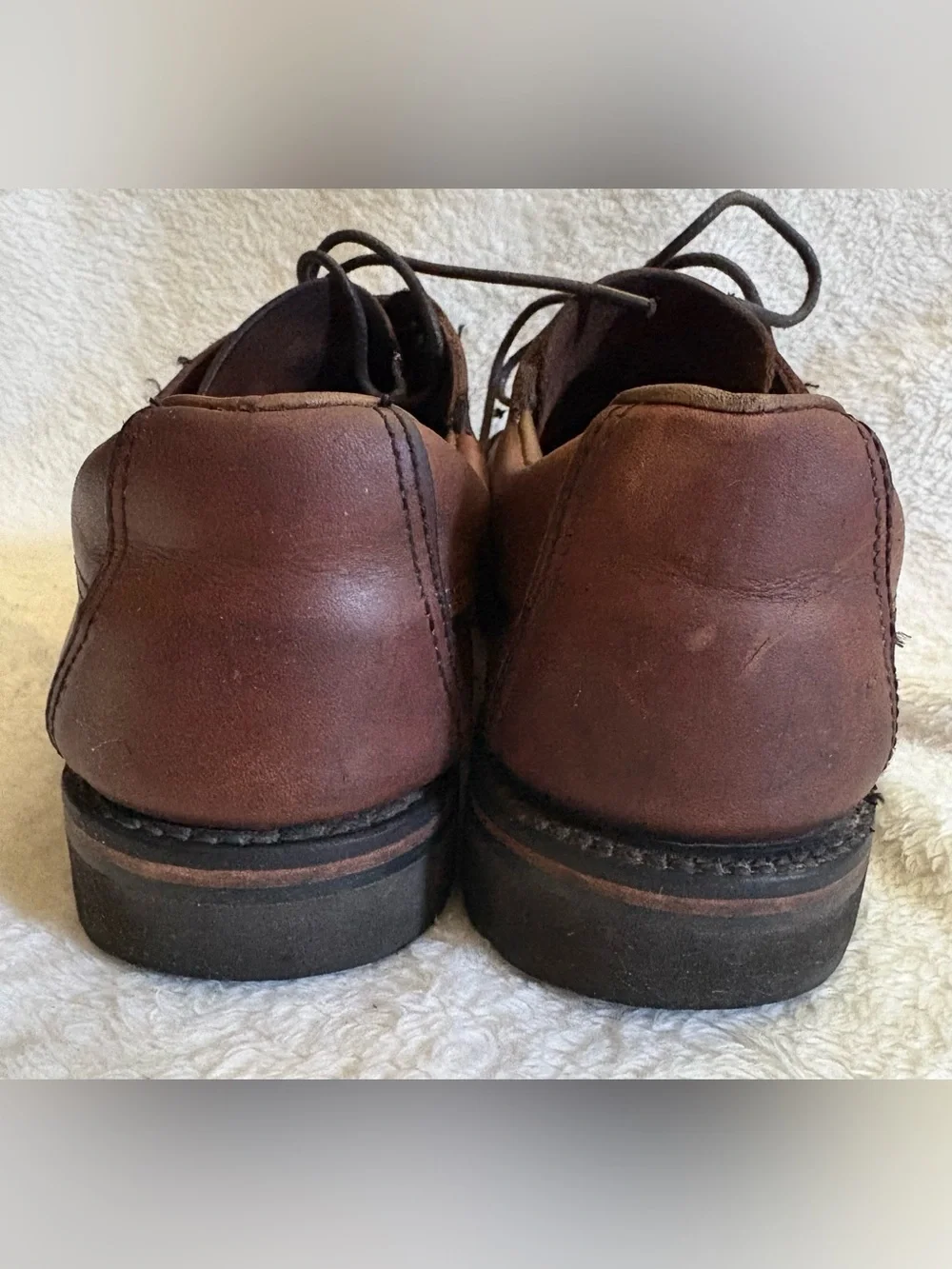 Men’s Filson Uplander Moc Toe Low Boots Brown Leather 9.5 D USA